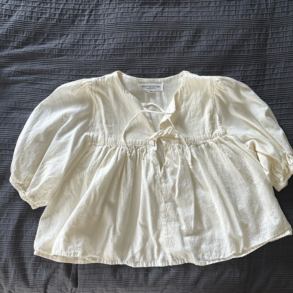 EMERSON FRY India Collection flowy blouse